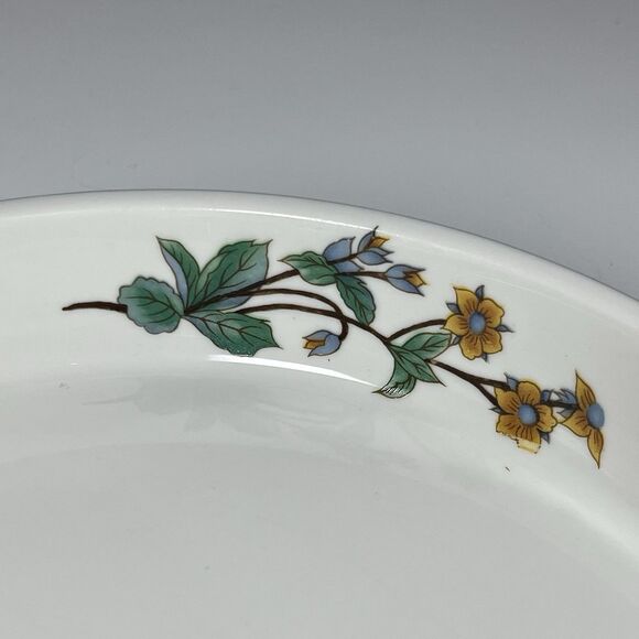 10" Round Pie Quiche Baking Dish Floral Casserole Citation By Woodhill - Picture 5 of 9